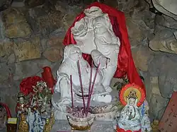 Statue of He and He in the Taoist temple Chang-Chun ("Eternal Spring"), Wuhan