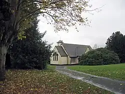 a path leading to a chapel