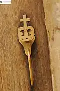 The door handle of the Chapel
