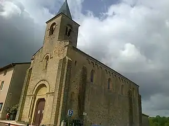 The church in Charbonnières