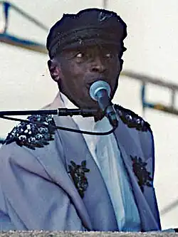 Brown performing in 1996