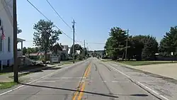 Southbound on State Route 136