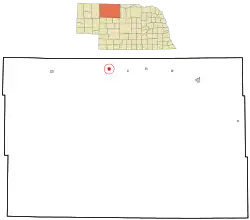 Location of Cody, Nebraska