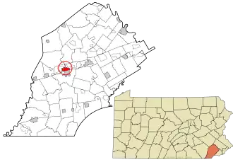 Location in Chester County and the U.S. state of Pennsylvania.