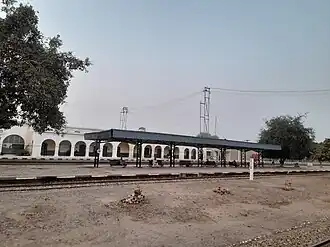 British-era building of the Chichawatni railway station