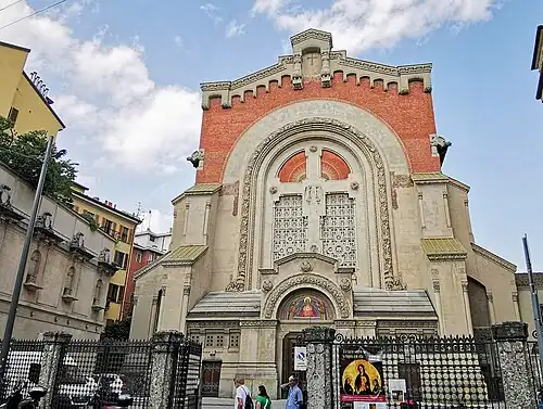 Church of Sacred Heart in Milan, Italy.