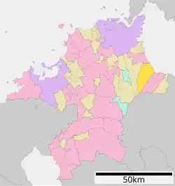 Location of Chikujō