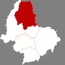 Location of Aihui District within Heihe