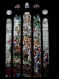 The Great Hall Memorial Window at the Arts Centre te Matatiki Toi Ora.