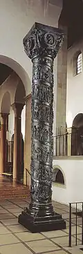 The bronze Bernward Column at Hildesheim