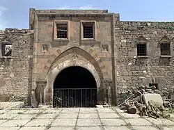 Building near church