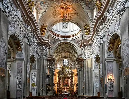 Interior of St. Anne's Church, main nave