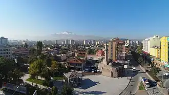 Aerial view of Melikgazi