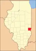 Clark reduced to its current size in 1830 by the creation of Coles County