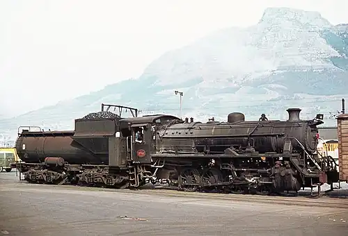 No. 3744 in Table Bay Harbour yard, August 1973