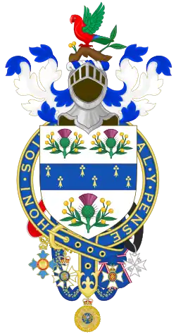 Coat of arms of former governor-general Sir Ninian Stephen