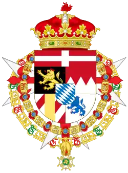 Coat of Arms of Ferdinand of Bavaria as Infante of Spain