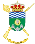 Coat of Arms of the former 51st Logistics Support Grouping (AALOG-51)