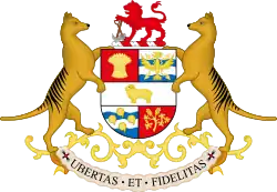 Coat of arms of Tasmania[12]
