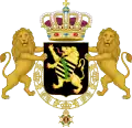 Coat of arms of the Belgian royal house (middle)