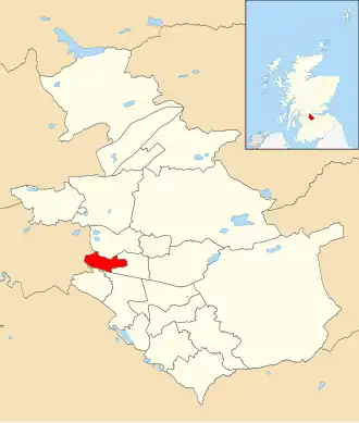 Location of the ward