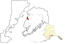 Location in Kenai Peninsula Borough, Alaska
