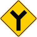 SP-15 "Y" junction ahead
