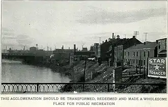 Riverside condition in 1908