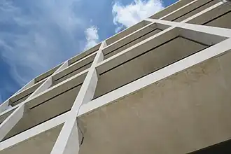 Detail of the facade