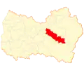 Map of Rengo commune in O'Higgins Region