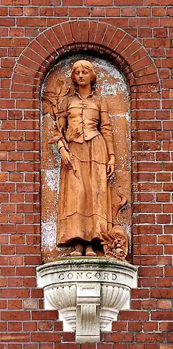 'Concord' sculpture by George Frampton