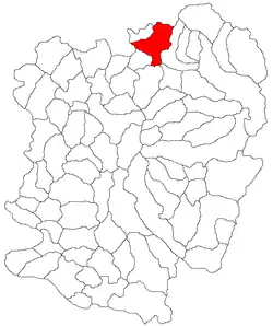 Location in Caraș-Severin County