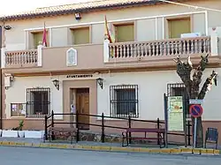 The town hall of Corral-Rubio.