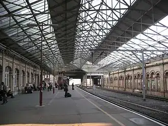 Platform 12 at Crewe railway station