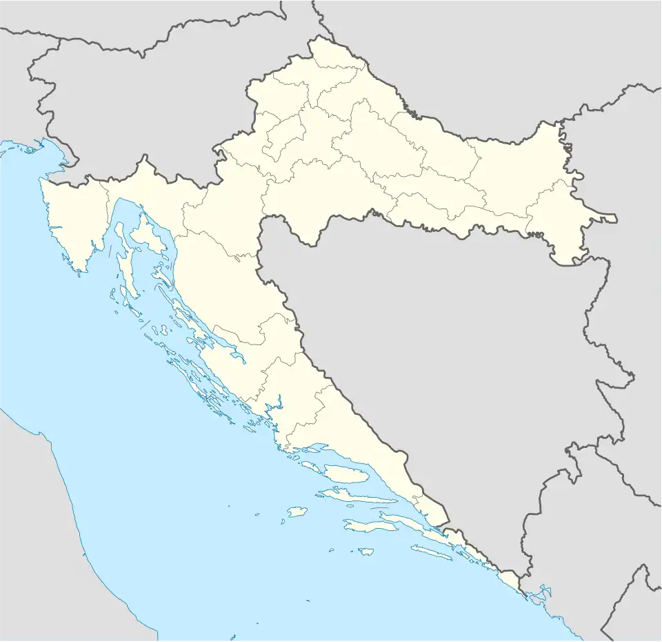 Omiš is located in Croatia