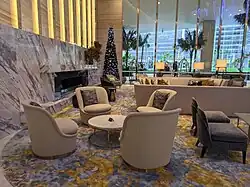 Lounge in main lobby