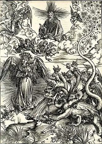 11. The woman of the Apocalypse and the seven-headed dragon