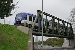 iLint of start on the way to its filling station at industrial park Höchst