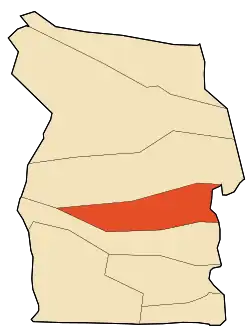 Location of Sidi Khellil commune within El M'Ghair Province