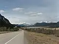 David Thompson Highway outside of Banff National Park