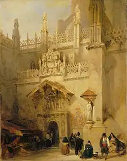 Chapel of Ferdinand and Isabella, Granada by David Roberts