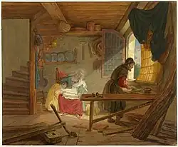 The Holy Family in Josef's workshop, between 1747 and 1812