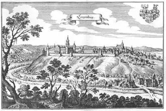Langenburg in 1656