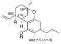 Chemical structure of Δ7-isotetrahydrocannabivarin.