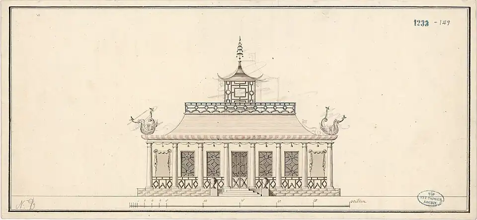 One of Kirkerup's sketches.