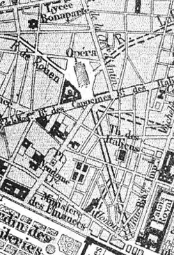 1869 map with projected route