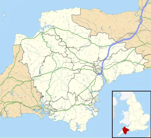 Nether Exe is located in Devon
