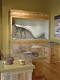 A section of the Digging Dinos exhibit at the Morris Museum.