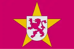 Flag used by some leftist groups to represent the region of León (unofficial)