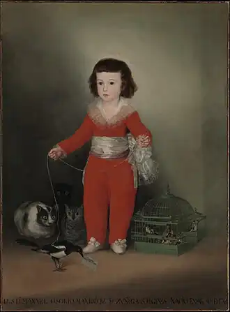 Goya, 1784. A skeleton suit or similar outfit